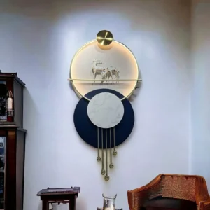 Blue Deers Metal wall art