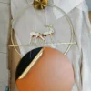 Orange Deer Metal Wall Art - Image 2