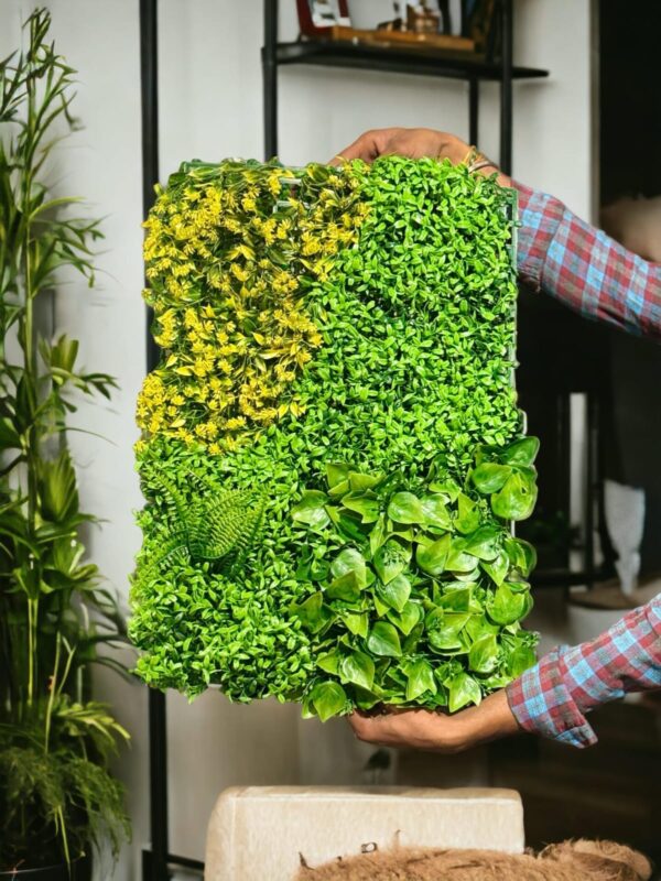 UV-Protected Artificial Vertical Garden Panel