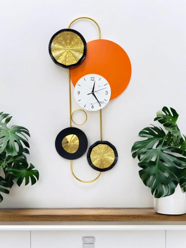 3D Modern Metal Wall Clock