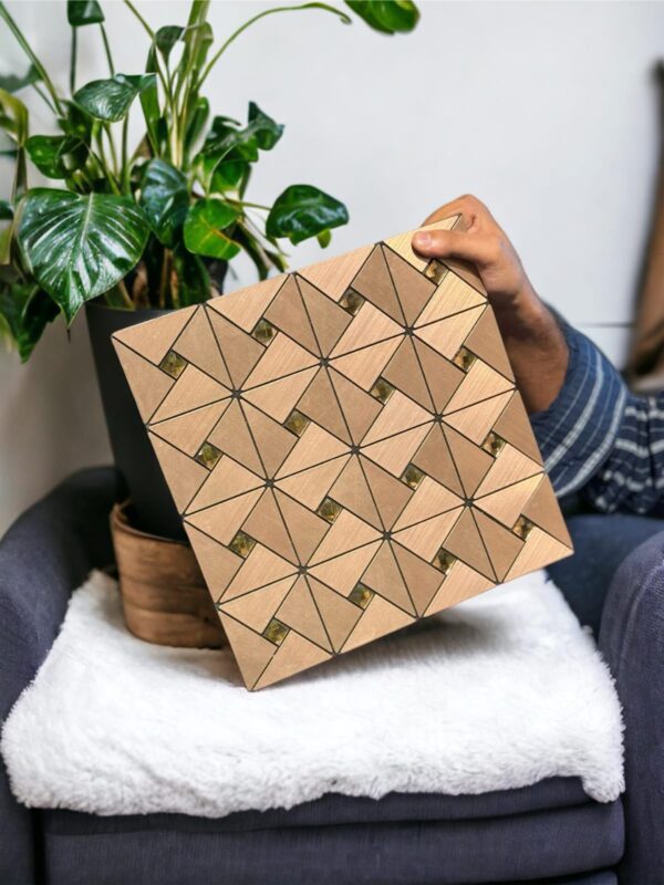 Copper Decorative Glass Mosaic Tile