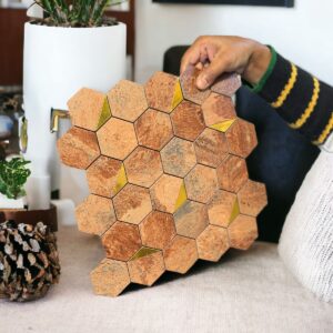 Brown Marble Design Mosaic Tile