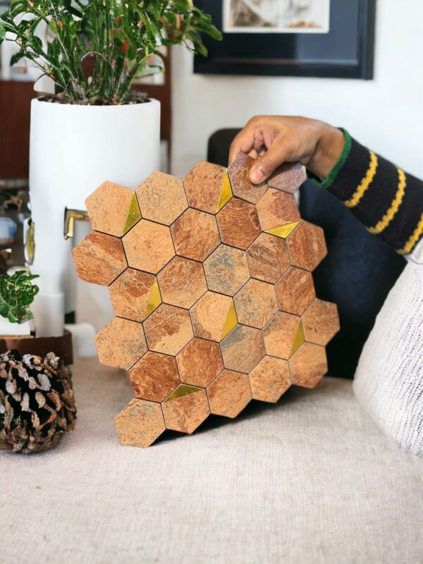 Brown Marble Design Mosaic Tile